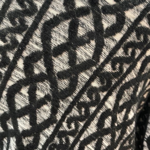 ANTHROPOLOGIE Moth Textured Pattern Sweater Dress SZ S Black Grey - Picture 8 of 9